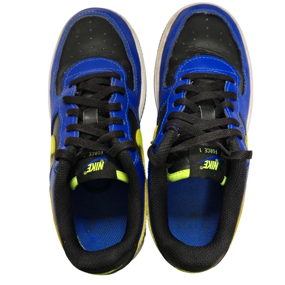 Nike Air Force 1 LV8 1 Racer Blue Volt Green Shoes FD0303-400 Youth Sz 1 Youth - Picture 6 of 9